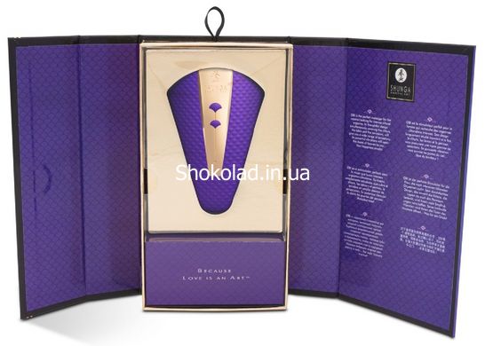 Вибратор для клитора Shunga Obi фиолетовый, 11.5 см x 7 см - картинка 6