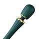 Вібратор мікрофон з насадками Zalo Kyro Wand Turquoise Green, Черный - зображення 4