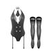 Сексуальный костюм секретарши S/M Sunspice, черный, 5 предметов - изображение 4