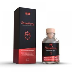 Їстівний масажний гель для інтимних зон Intt Strawberry 30 мл - картинка 1