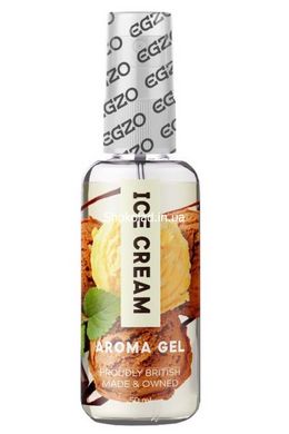 Съедобный гель-лубрикант EGZO AROMA GEL -Ванильное мороженое, 50 мл - картинка 2