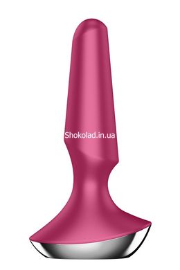 Анальная пробка с функцией управления с смартфона Satisfyer Vibrator ilicious 2, бордовый - картинка 4