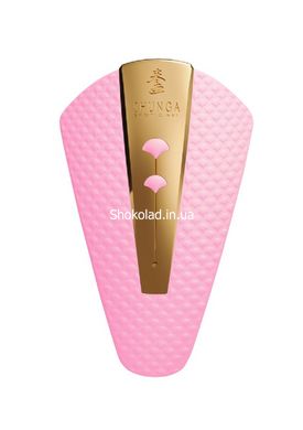 Вібратор для клітора Shunga Obi ніжно-рожевий, 11.5 см x 7 см - картинка 1