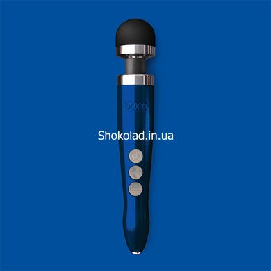 Масажер-мікрофон Doxy Die Cast 3R Wand Vibrator - синій - картинка 10