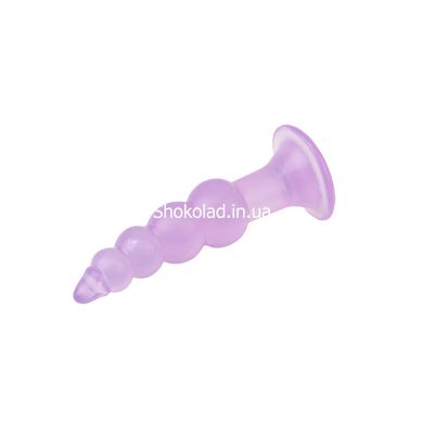 Анальная пробка елочка Hi-Rubber Purple Chisa - картинка 2