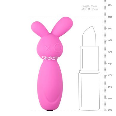 Міні-вібратор для клітора Vibrating Mini Bunny, 8 см х 2 см - картинка 3