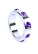 Ерекційне кільце з фіолетовим камінням - зображення 1