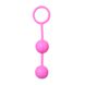 Вагинальные шарики Easytoys Vertical Ribbed Geisha розовые - изображение 1