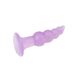 Анальная пробка елочка Hi-Rubber Purple Chisa - изображение 5