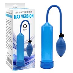 Помпа Max Version Penis Pump, Blue, Синий - картинка 1