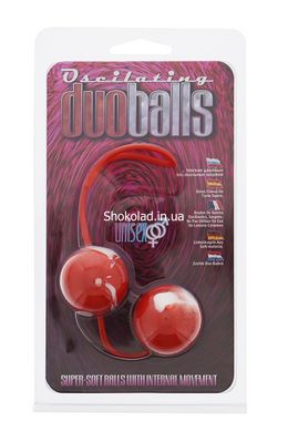 Кулі вагінальні MARBILIZED DUO BALLS - RED - картинка 2