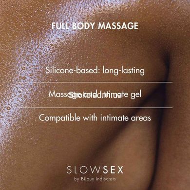 Гель для массажа всего тела на силиконовой основе FULL BODY MASSAGE Slow Sex by Bijoux Indiscrets, 5 - картинка 6