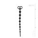 Анальні намисто Long Anal Beads чорні, 33.5 см x 2.5 см - зображення 4