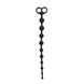 Анальні намисто Long Anal Beads чорні, 33.5 см x 2.5 см - зображення 1