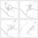 Вибратор нереалистичный рельефный Shunga Zoa черный, 26.5 х 3.8 см - изображение 5