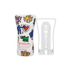 Мастурбатор Tenga Keith Haring Soft Tube Cup 15,5 x 6,9 см, Прозрачный - картинка 1