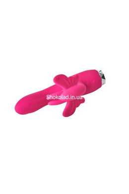 Вібратор кролик у вигляді Метелики Dream Toys Flirts Butterfly, рожевий, 17 см х 3 см - картинка 7