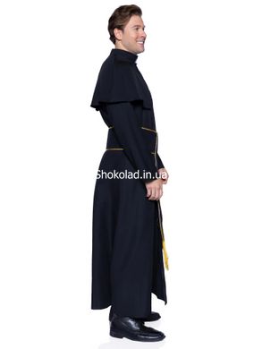 Костюм католицького священика Leg Avenue Priest 2 предмети, чорний, M/L - картинка 6