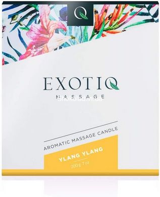 Массажная свеча Exotiq Massage Candle Ylang Ylang 200g - картинка 4