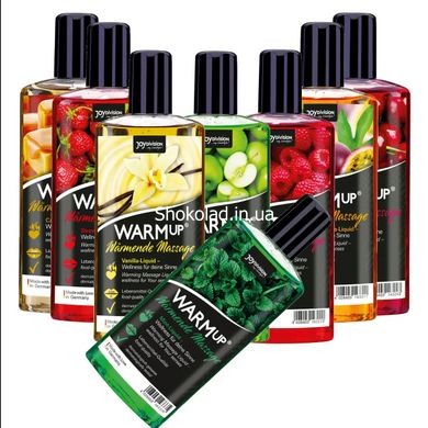 Розігріваюча їстівна масажна олія WARMup Strawberry, 150 мл - картинка 7