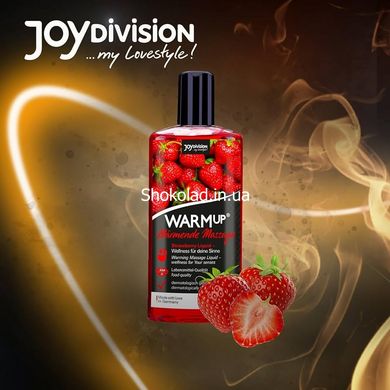 Розігріваюча їстівна масажна олія WARMup Strawberry, 150 мл - картинка 4