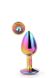 Dt21782 Райдужна анальна пробка GLEAMING LOVE MULTICOLOUR PLUG MEDIUM - зображення 1