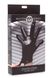 Текстурована рукавичка для стимуляції Master Series, чорна, One Size - зображення 2