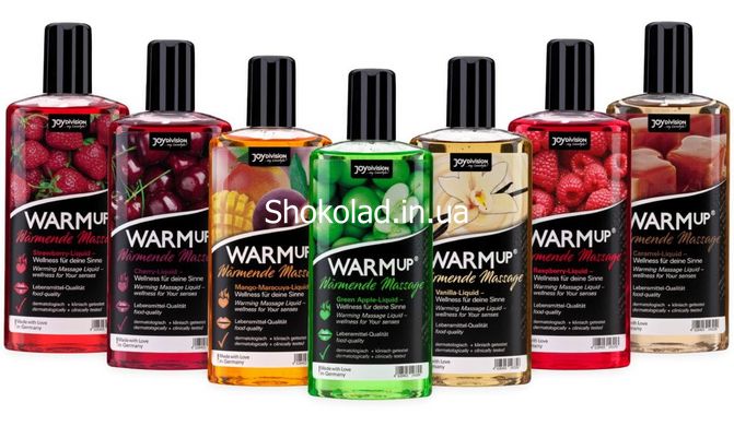 Розігріваюча їстівна масажна олія WARMup Strawberry, 150 мл - картинка 8