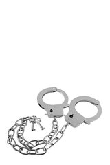 Металеві наручники GP METAL HANDCUFFS LONG CHAIN, One Size - картинка 1