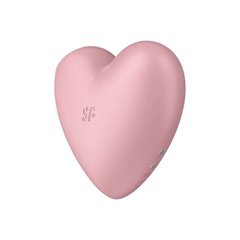 Клиторальный вибратор Сердце Heart - Luftimpuls,розовый - картинка 1