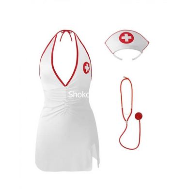 Костюм медсестри L/XL Sunspice, білий, 3 предмети - картинка 3