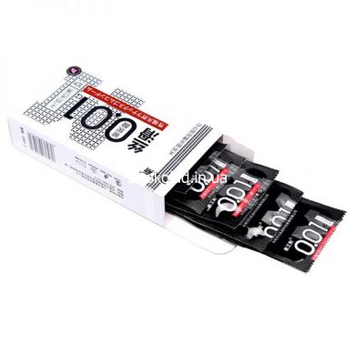 Набор ультратонких презервативов 0,01 мм, White 10 шт - картинка 3