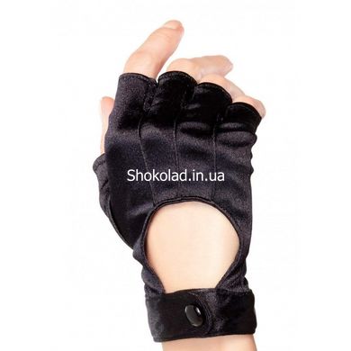 Перчатки без пальцев черные Leg Avenue Fingerless Motercycle Gloves O/S - картинка 4