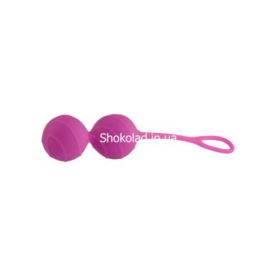Вагінальні кульки рельєфні Honeybuns Pretty Violet Miss V, рожеві - картинка 4