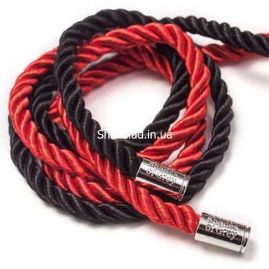 Набір мотузок для бондажа "Зв'яжи мене", Черный / Красный - картинка 3