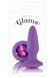 Анальная пробка с кристаллом NS Novelties Glams Purple Gem, фиолетовый - изображение 2