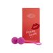 Вагинальные шарики рельефные Honeybuns Pretty Violet Miss V, розовые - изображение 1