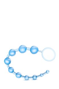 T330754 Анальная цепочка B YOURS BASIC BEADS BLUE - картинка 1