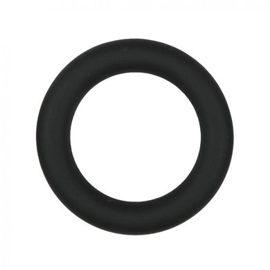 Кільце на пеніс силіконове, чорне, M - картинка 3