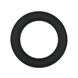 Кольцо на пенис силиконовое, черное, M - изображение 3