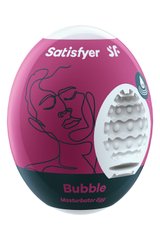 Самосмазывающийся мастурбатор Satisfyer Masturbator Egg Bubble - картинка 1