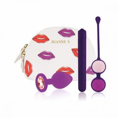Набір секс іграшок Rianne s ESSENTIALS-FIRST VIBE KIT, Фіолетовий - картинка 1