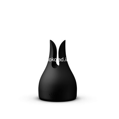 Вібратор мікрофон з насадками Zalo Kyro Wand Obsidian Black, Черный - картинка 8