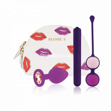 Набір секс іграшок Rianne s ESSENTIALS-FIRST VIBE KIT, Фіолетовий - картинка 1