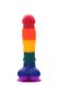 Радужный фаллоимитатор на присоске Dream toys Colourful Love Rainbow Dildo, 20 см х 3.8 см - изображение 3