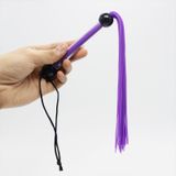 Батіг фіолетовий, ручка з кульок FLOGGER, 39 см - картинка 1