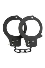 Наручники металеві Dream toys BondX cuffs, чорні - картинка 1