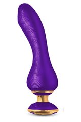 Вібратор Shunga Sanya з ручкою та підсвічуванням, фіолетовий, 18.5 см х 3.8 см - картинка 1
