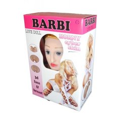 Надувна лялька "BARBI-3D" із вставкою з кібершкіри та вібростимуляцією - картинка 1