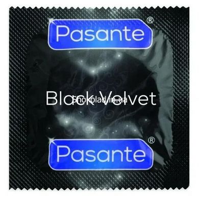 Презервативы Pasante Black Velvet condoms.56мм, за 6 шт - картинка 1
